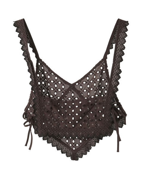 CURRENTAGE(カレンテージ)の「【CURRENTAGE/カレンテージ】Embroidery Layared Blouse(シャツ/ブラウス・レディース・ブラウン/ホワイト・FREE)」の10枚目の写真