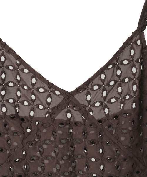 CURRENTAGE(カレンテージ)の「【CURRENTAGE/カレンテージ】Embroidery Layared Blouse(シャツ/ブラウス・レディース・ブラウン/ホワイト・FREE)」の11枚目の写真
