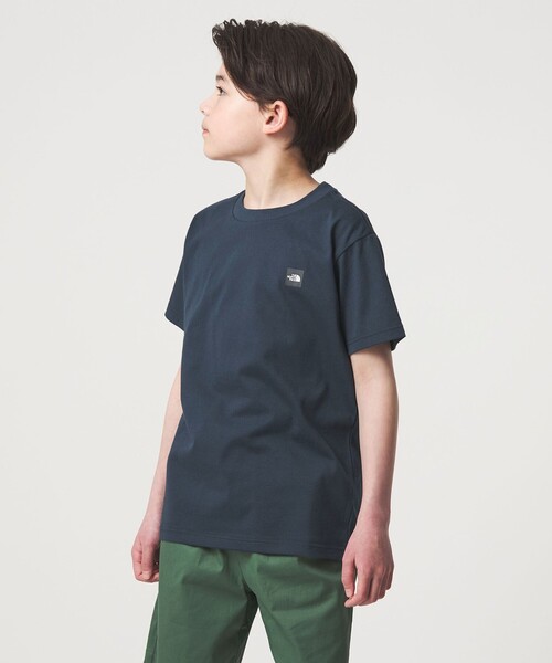THE NORTH FACE(ザノースフェイス)の「【WEB限定】<THE NORTH FACE>スモールボックス ロゴTシャツ 130cm-160cm(Tシャツ/カットソー・キッズ・ライム/ホワイト/ネイビー・150cm/140cm/130cm/160cm)」の4枚目の写真