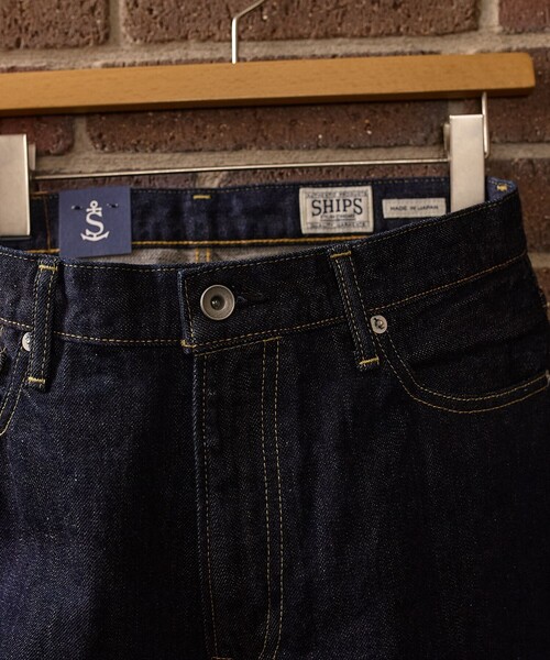 SHIPS（シップス）の「SHIPS: AUTHENTIC リラックス デニム 5ポケット ワンウォッシュ（デニムパンツ・メンズ・ネイビー・SMALL/MEDIUM/LARGE/X-LARGE）」の2枚目の写真