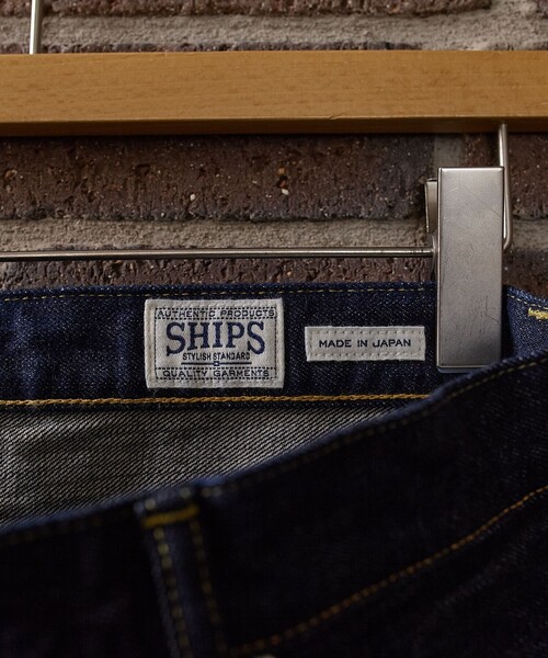 SHIPS（シップス）の「SHIPS: AUTHENTIC リラックス デニム 5ポケット ワンウォッシュ（デニムパンツ・メンズ・ネイビー・SMALL/MEDIUM/LARGE/X-LARGE）」の4枚目の写真