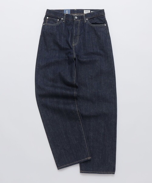 SHIPS（シップス）の「SHIPS: AUTHENTIC リラックス デニム 5ポケット ワンウォッシュ（デニムパンツ・メンズ・ネイビー・SMALL/MEDIUM/LARGE/X-LARGE）」の6枚目の写真