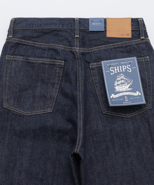 SHIPS: AUTHENTIC リラックス デニム 5ポケット ワンウォッシュ