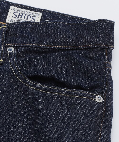 SHIPS（シップス）の「SHIPS: AUTHENTIC リラックス デニム 5ポケット ワンウォッシュ（デニムパンツ・メンズ・ネイビー・SMALL/MEDIUM/LARGE/X-LARGE）」の14枚目の写真