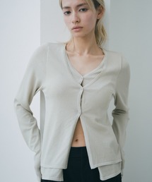 lit（リット）の「Layered Like Knit Cardigan（カーディガン/ボレロ）」