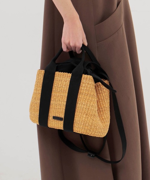 MUUN（ムーニュ）の「MUUN / ALTAIR(アルタイル ストローバッグ)（かごバッグ・レディース・ナチュラル・FREE）」の2枚目の写真