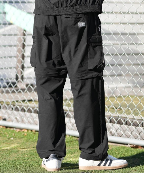 NEW ERA（ニューエラ）の「NEW ERA/ニューエラ ロングパンツ ハーフパンツ 2way ユーティリティー フィールド トラックパンツ Utility Field Track Pants セットアップ対応 14774246（その他パンツ・メンズ・ブラック・M/L/XL/XXL）」の4枚目の写真