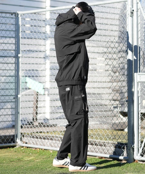 NEW ERA（ニューエラ）の「NEW ERA/ニューエラ ロングパンツ ハーフパンツ 2way ユーティリティー フィールド トラックパンツ Utility Field Track Pants セットアップ対応 14774246（その他パンツ・メンズ・ブラック・M/L/XL/XXL）」の8枚目の写真