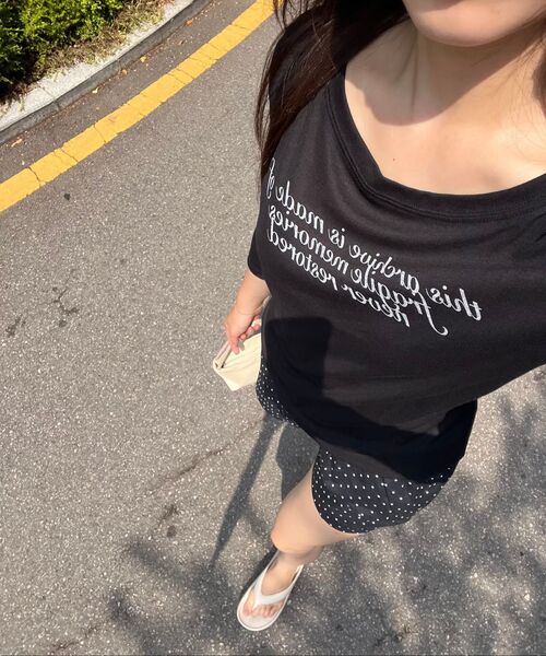 ALKI ALKA(アルキアルカ)の「Sheer Long Sleeve (Black)(Tシャツ/カットソー・レディース・ブラック・MEDIUM/SMALL)」の8枚目の写真