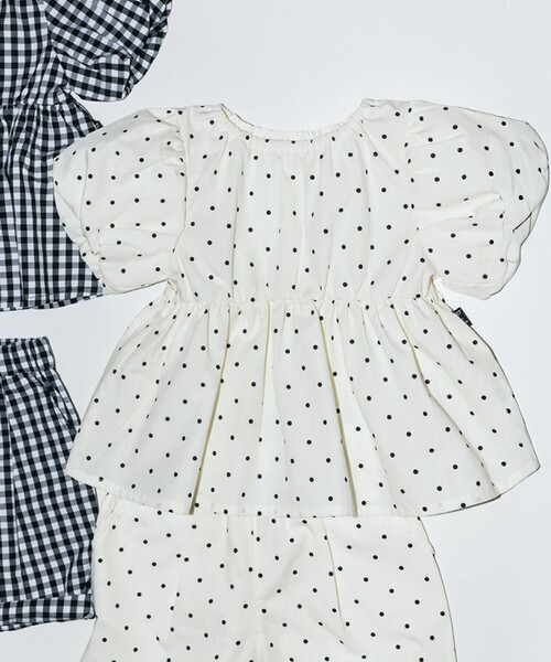 BRANSHES（ブランシェス）の「【b.+A/セットアップ対応可】金子綾/バルーン袖ブラウス（シャツ/ブラウス・キッズ・カラフル/その他1・150/140/120/130/90/110/100）」の8枚目の写真