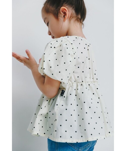 BRANSHES（ブランシェス）の「【b.+A/セットアップ対応可】金子綾/バルーン袖ブラウス（シャツ/ブラウス・キッズ・カラフル/その他1・150/140/120/130/90/110/100）」の10枚目の写真