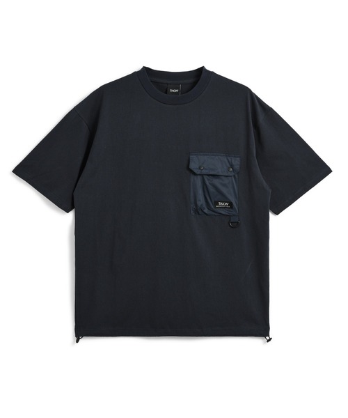 TAION(タイオン)の「【TAION(タイオン)】〈ユニセックス〉ノンダウン マウンテン フラップポケット Tシャツ(Tシャツ/カットソー・メンズ・ダークグリーン/マスタード/ブラック系その他7/ホワイト/ダークネイビー/その他6/ダークオリーブ/ダークパープル/カーキ・M/S/XL/L/2XL)」の6枚目の写真