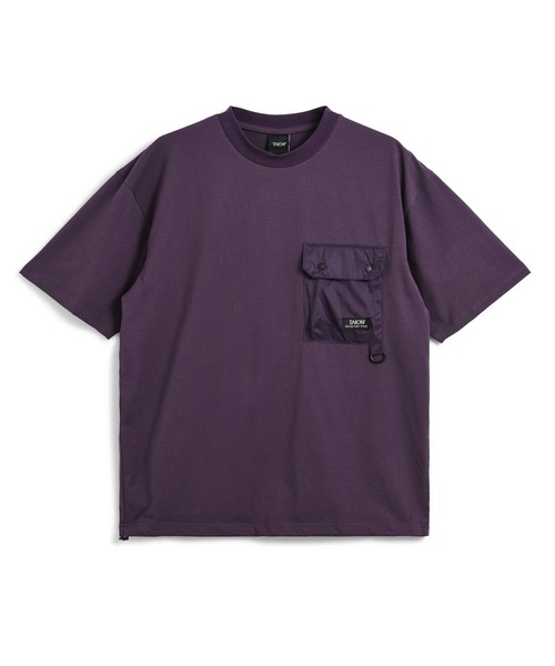 TAION(タイオン)の「【TAION(タイオン)】〈ユニセックス〉ノンダウン マウンテン フラップポケット Tシャツ(Tシャツ/カットソー・メンズ・ダークグリーン/マスタード/ブラック系その他7/ホワイト/ダークネイビー/その他6/ダークオリーブ/ダークパープル/カーキ・M/S/XL/L/2XL)」の7枚目の写真