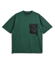 【TAION(タイオン)】〈ユニセックス〉ノンダウン マウンテン フラップポケット Tシャツ
