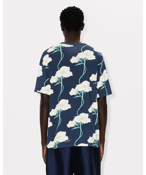 KENZO（ケンゾー）の「'KENZO Archive Rose' Tシャツ イン コットン（Tシャツ/カットソー・メンズ・ブルー系その他4・X-SMALL/SMALL/MEDIUM/LARGE）」の2枚目の写真