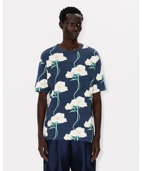 KENZO（ケンゾー）の「'KENZO Archive Rose' Tシャツ イン コットン（Tシャツ/カットソー・メンズ・ブルー系その他4・X-SMALL/SMALL/MEDIUM/LARGE）」の3枚目の写真