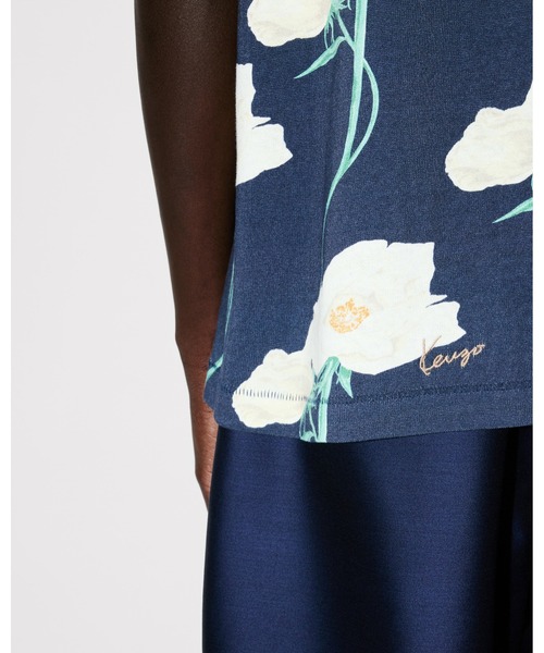 KENZO（ケンゾー）の「'KENZO Archive Rose' Tシャツ イン コットン（Tシャツ/カットソー・メンズ・ブルー系その他4・X-SMALL/SMALL/MEDIUM/LARGE）」の5枚目の写真