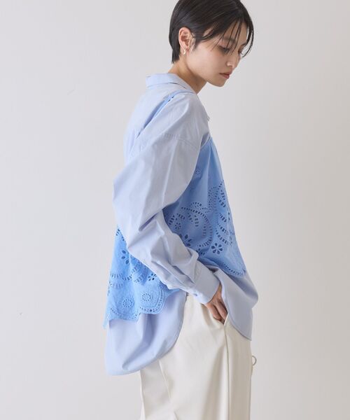 AMERICAN HOLIC（アメリカンホリック）の「レースビスチェ（ベスト・レディース・ブルー/オフホワイト/ブラック・L/M）」の16枚目の写真