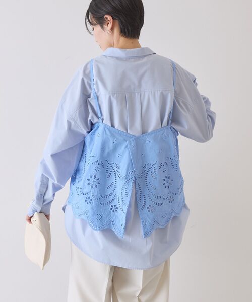 AMERICAN HOLIC（アメリカンホリック）の「レースビスチェ（ベスト・レディース・ブルー/オフホワイト/ブラック・L/M）」の17枚目の写真