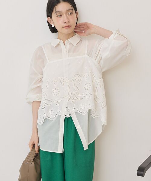 AMERICAN HOLIC（アメリカンホリック）の「レースビスチェ（ベスト・レディース・ブルー/オフホワイト/ブラック・L/M）」の20枚目の写真