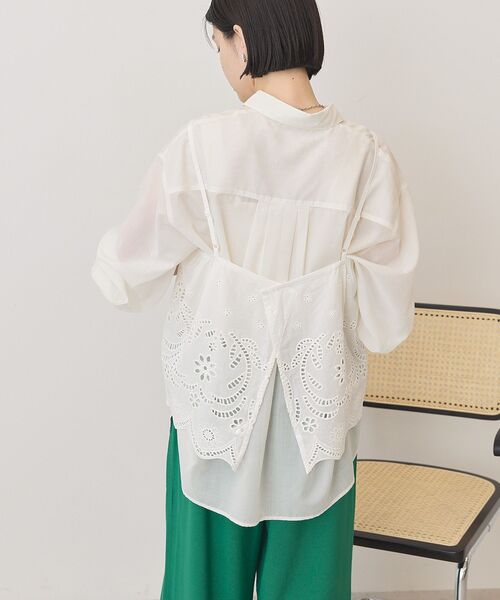 AMERICAN HOLIC（アメリカンホリック）の「レースビスチェ（ベスト・レディース・ブルー/オフホワイト/ブラック・L/M）」の22枚目の写真