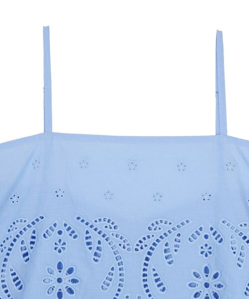 AMERICAN HOLIC（アメリカンホリック）の「レースビスチェ（ベスト・レディース・ブルー/オフホワイト/ブラック・L/M）」の4枚目の写真