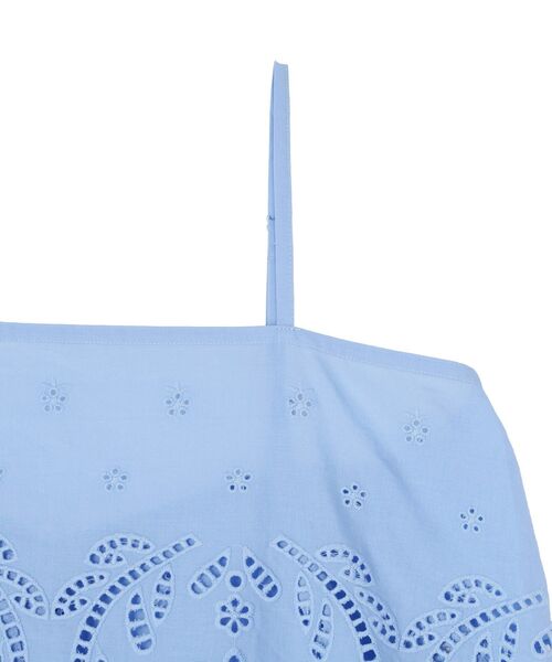 AMERICAN HOLIC（アメリカンホリック）の「レースビスチェ（ベスト・レディース・ブルー/オフホワイト/ブラック・L/M）」の5枚目の写真