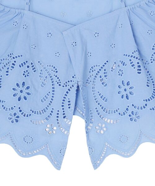 AMERICAN HOLIC（アメリカンホリック）の「レースビスチェ（ベスト・レディース・ブルー/オフホワイト/ブラック・L/M）」の8枚目の写真