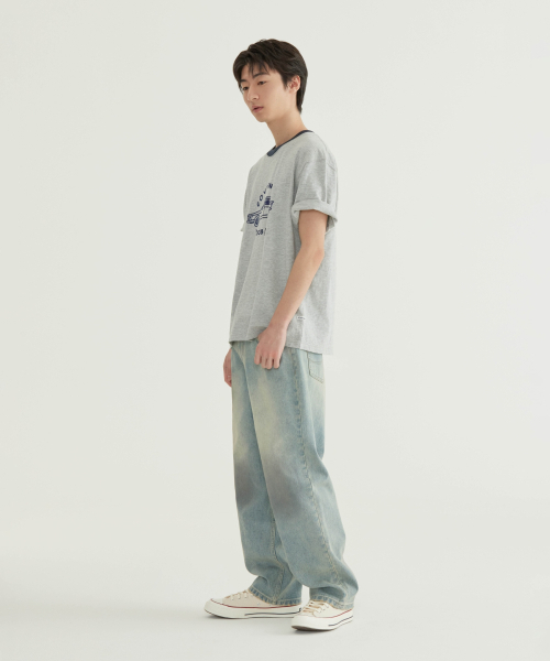COVERNAT(カバーナット)の「スラブヴィンテージカーグラフィックTシャツスカイブルー(Tシャツ/カットソー・レディース・その他・SMALL/MEDIUM/LARGE/X-LARGE)」の4枚目の写真