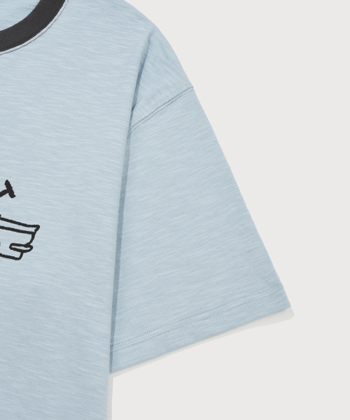 COVERNAT(カバーナット)の「スラブヴィンテージカーグラフィックTシャツスカイブルー(Tシャツ/カットソー・レディース・その他・SMALL/MEDIUM/LARGE/X-LARGE)」の8枚目の写真