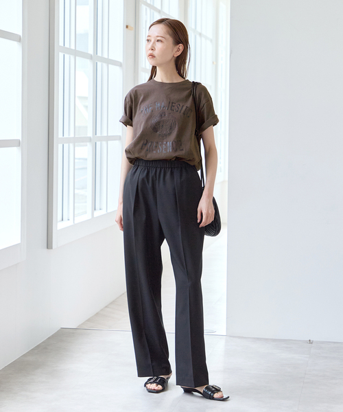 U by SPICK&SPAN（ユーバイスピックアンドスパン）の「GULFCOAST SPORTSWEAR/ガルフコーストスポーツウェア ロゴTEE（Tシャツ/カットソー・レディース・グリーン/ブラウン/ブラック系その他・MEDIUM）」の7枚目の写真