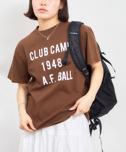 U by SPICK&SPAN（ユーバイスピックアンドスパン）の「GULFCOAST SPORTSWEAR/ガルフコーストスポーツウェア ロゴTEE（Tシャツ/カットソー・レディース・グリーン/ブラウン/ブラック系その他・MEDIUM）」の13枚目の写真