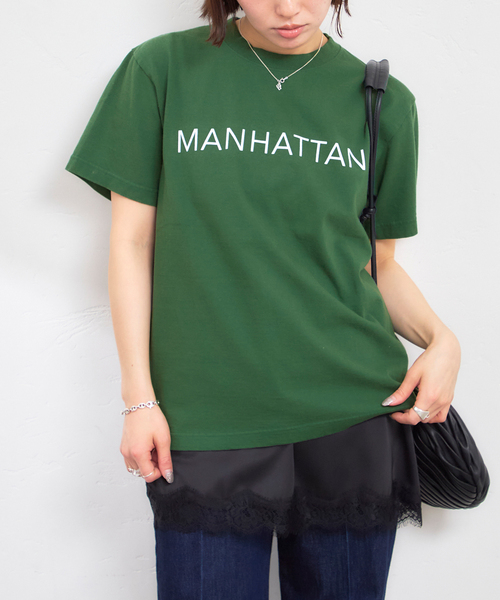 U by SPICK&SPAN（ユーバイスピックアンドスパン）の「GULFCOAST SPORTSWEAR/ガルフコーストスポーツウェア ロゴTEE（Tシャツ/カットソー・レディース・グリーン/ブラウン/ブラック系その他・MEDIUM）」の16枚目の写真