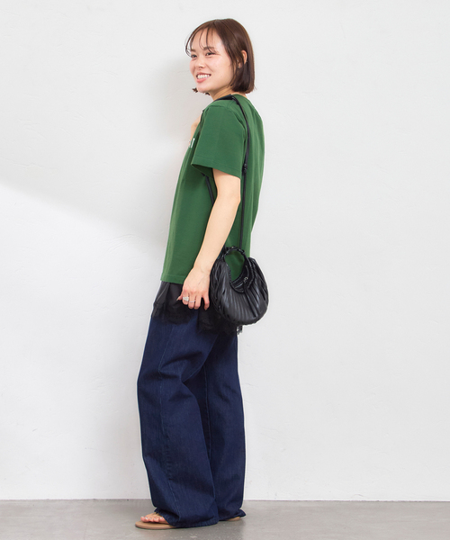 U by SPICK&SPAN（ユーバイスピックアンドスパン）の「GULFCOAST SPORTSWEAR/ガルフコーストスポーツウェア ロゴTEE（Tシャツ/カットソー・レディース・グリーン/ブラウン/ブラック系その他・MEDIUM）」の18枚目の写真