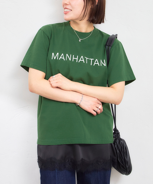 U by SPICK&SPAN（ユーバイスピックアンドスパン）の「GULFCOAST SPORTSWEAR/ガルフコーストスポーツウェア ロゴTEE（Tシャツ/カットソー・レディース・グリーン/ブラウン/ブラック系その他・MEDIUM）」の22枚目の写真