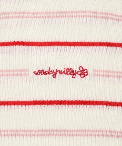 Wacky WiLLy(ワッキーウィリー)の「WOMEN'S STRIPED PULLOVER(ニット/セーター・レディース・クリーム・FREE)」の3枚目の写真