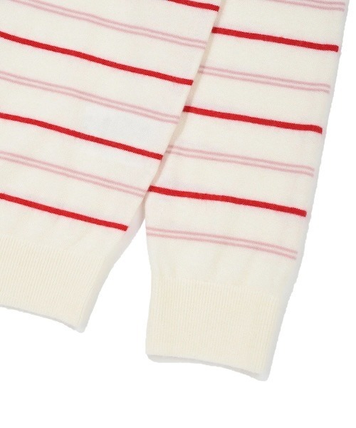 Wacky WiLLy(ワッキーウィリー)の「WOMEN'S STRIPED PULLOVER(ニット/セーター・レディース・クリーム・FREE)」の2枚目の写真