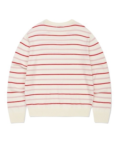 Wacky WiLLy(ワッキーウィリー)の「WOMEN'S STRIPED PULLOVER(ニット/セーター・レディース・クリーム・FREE)」の5枚目の写真