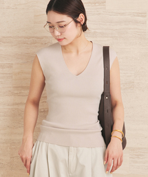 plage | LE PETIT PULLE / ル プティ プレ 別注 VN SLEEVLESS プルオーバー(ニット/セーター)