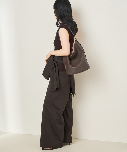 plage（プラージュ）の「LE PETIT PULLE / ル プティ プレ 別注 VN SLEEVLESS プルオーバー（ニット/セーター・レディース・ブラウン系その他/ライトグレー・FREE）」の13枚目の写真