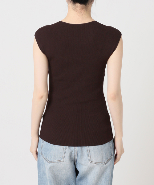 plage（プラージュ）の「LE PETIT PULLE / ル プティ プレ 別注 VN SLEEVLESS プルオーバー（ニット/セーター・レディース・ブラウン系その他/ライトグレー・FREE）」の20枚目の写真