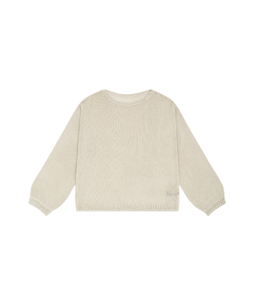 LAZYZ(レイジジ)の「サマーブリーズニット(4色展開)(ニット/セーター・レディース・ブラック/Beige/PINK/グリーン・FREE)」の1枚目の写真
