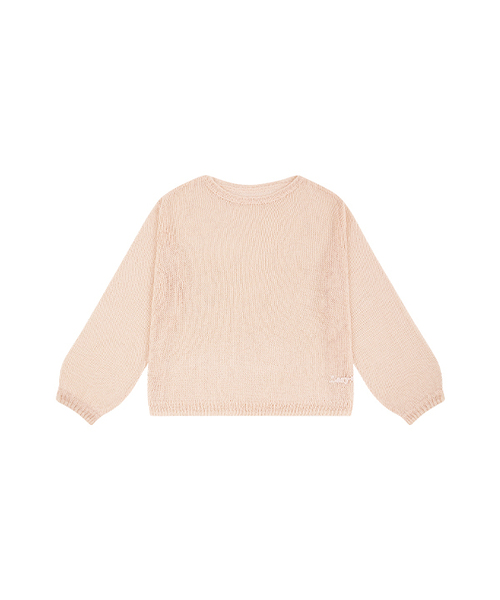 LAZYZ(レイジジ)の「サマーブリーズニット(4色展開)(ニット/セーター・レディース・ブラック/Beige/PINK/グリーン・FREE)」の4枚目の写真