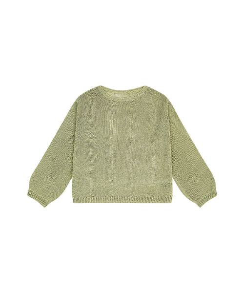LAZYZ(レイジジ)の「サマーブリーズニット(4色展開)(ニット/セーター・レディース・ブラック/Beige/PINK/グリーン・FREE)」の3枚目の写真