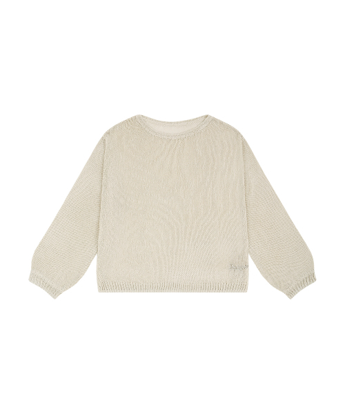 LAZYZ(レイジジ)の「サマーブリーズニット(4色展開)(ニット/セーター・レディース・ブラック/Beige/PINK/グリーン・FREE)」の10枚目の写真