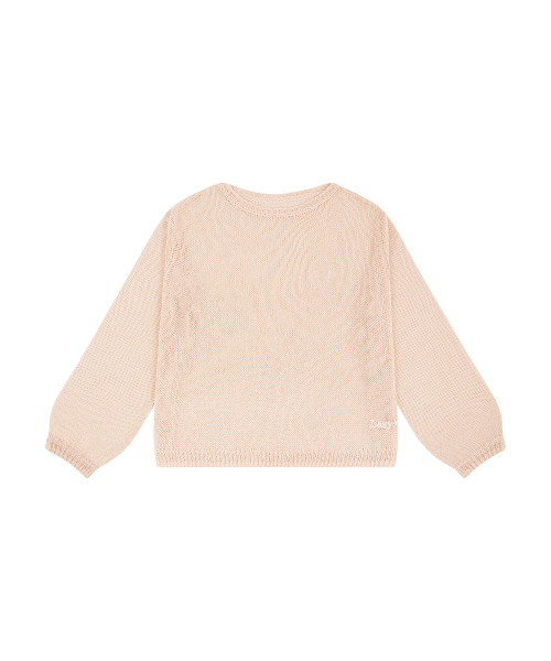 LAZYZ(レイジジ)の「サマーブリーズニット(4色展開)(ニット/セーター・レディース・ブラック/Beige/PINK/グリーン・FREE)」の11枚目の写真
