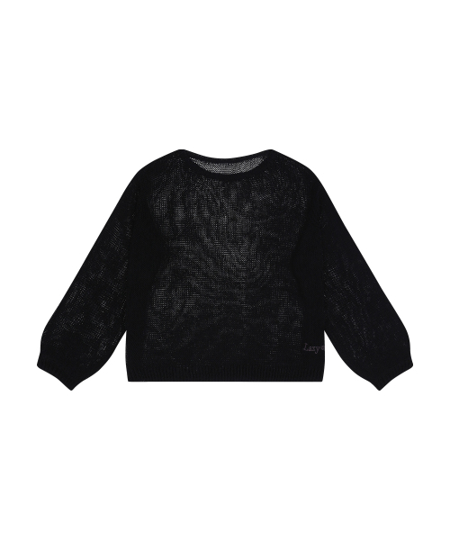 LAZYZ(レイジジ)の「サマーブリーズニット(4色展開)(ニット/セーター・レディース・ブラック/Beige/PINK/グリーン・FREE)」の13枚目の写真