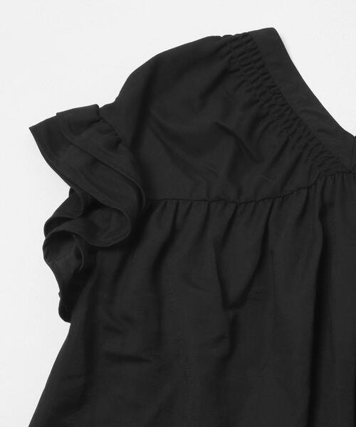 URBAN RESEARCH Sonny Label(アーバンリサーチサニーレーベル)の「シャーリングフリルスリーブプルオーバー(Tシャツ/カットソー・レディース・ブラック/ベージュ/ブラウン・FREE)」の12枚目の写真