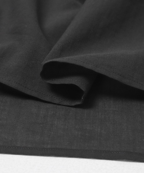 URBAN RESEARCH ROSSO WOMEN（アーバンリサーチ　ロッソ）の「『WEB限定』コットンボイルバルーンスリーブブラウス（シャツ/ブラウス・レディース・ミント/グレー系その他/ブラック・FREE）」の7枚目の写真