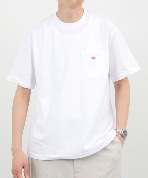 DANTON（ダントン）の「【DANTON/ダントン】POCKET T-SHIRT SOLID 26SS（DT-C0198TCB SOLID）（Tシャツ/カットソー・メンズ・チャコールグレー/キナリ/オレンジ/ホワイト・M/L/XL/S）」の6枚目の写真